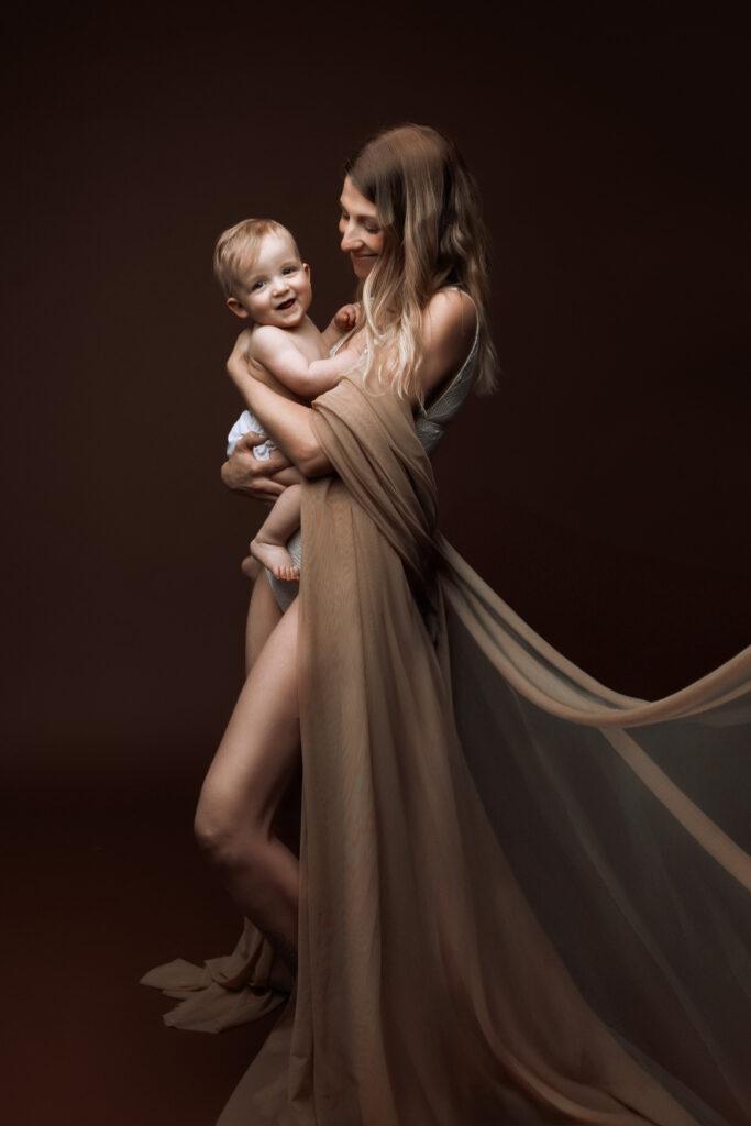 maman et bébé shooting artistique generation